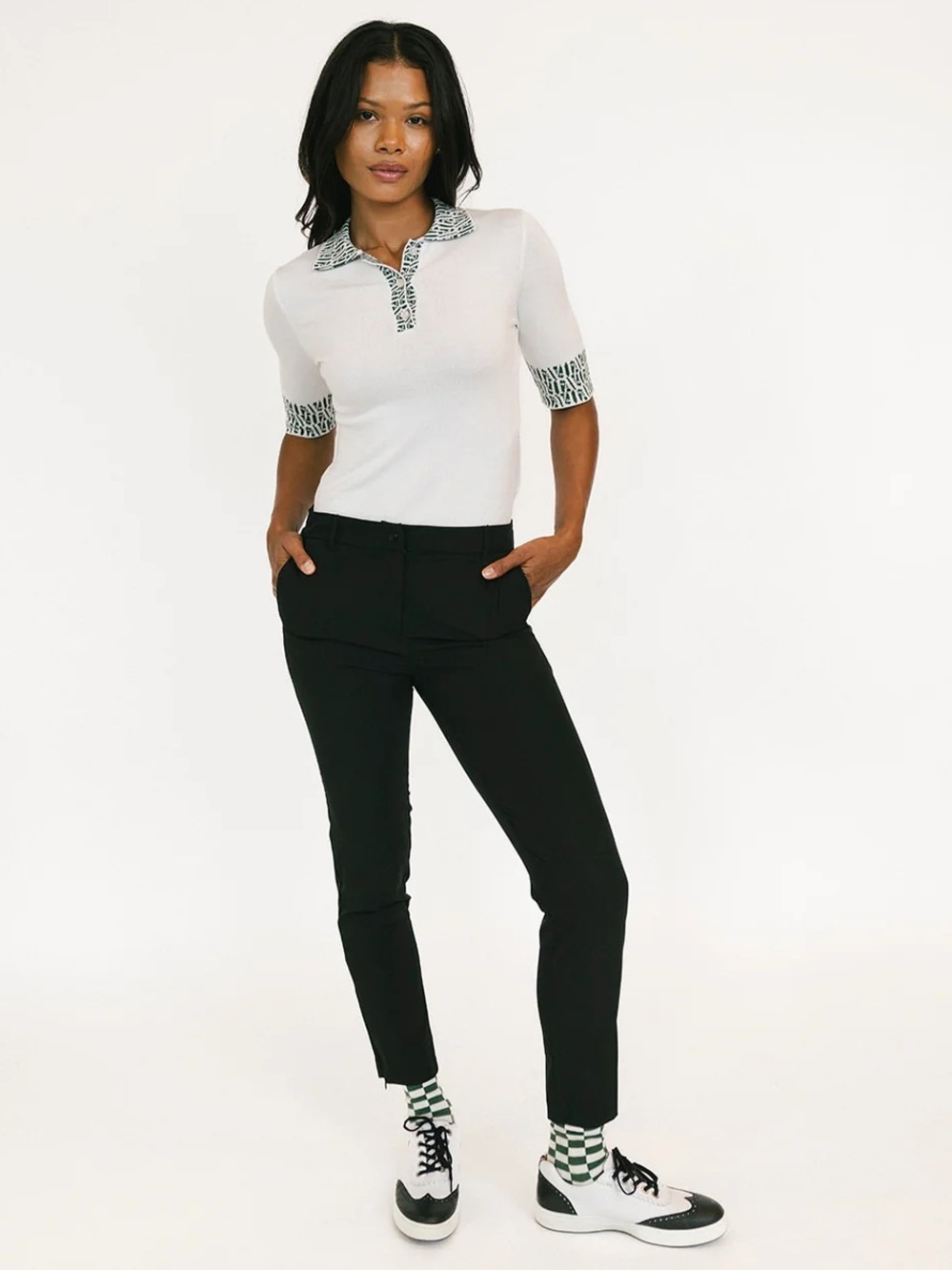 NWT Fore All Black Player Golf Pants- Women's Size Large